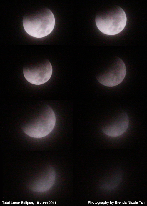 Total lunar eclipse, 16th June 2011