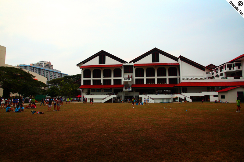 The large school field.