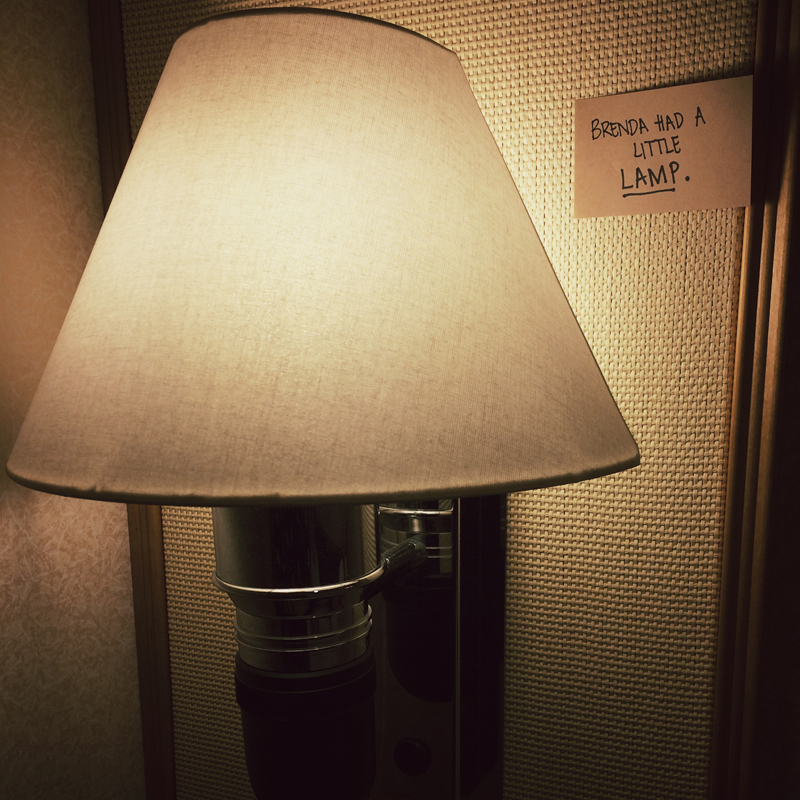 Brenda had a little lamp.